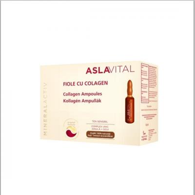 Fermitate si tonifiere cu noile Fiole cu Colagen de la ASLAVITAL Mineralactiv!