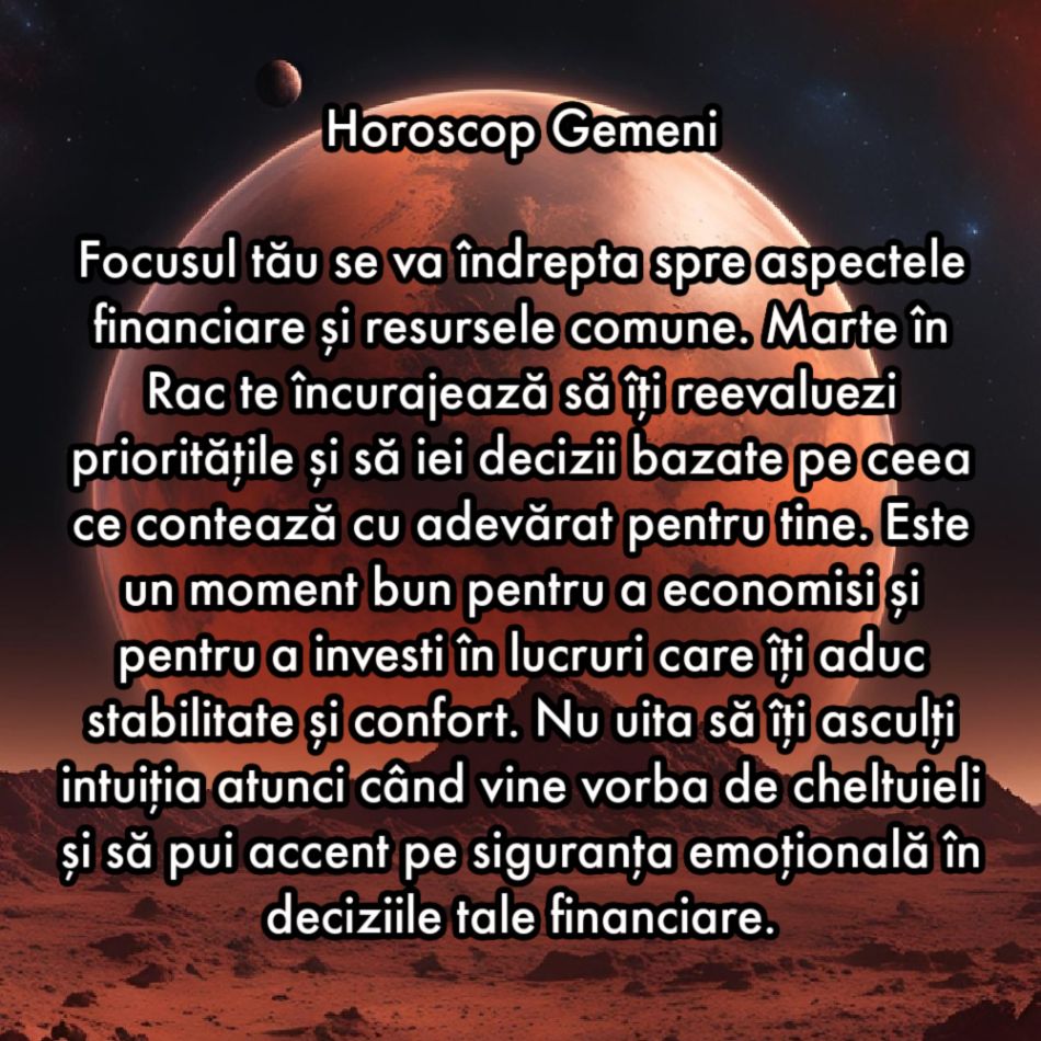 4 Septembrie: Marte intră în Rac pentru a îndruma inima către vindecare. Universul aprinde flacăra emoțiilor ascunse