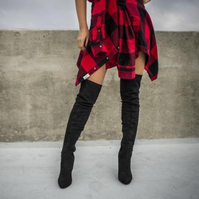 Moda cizmelor peste genunchi