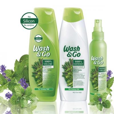Wash&Go iti ofera 100% volum ce dureaza timp de doua zile!