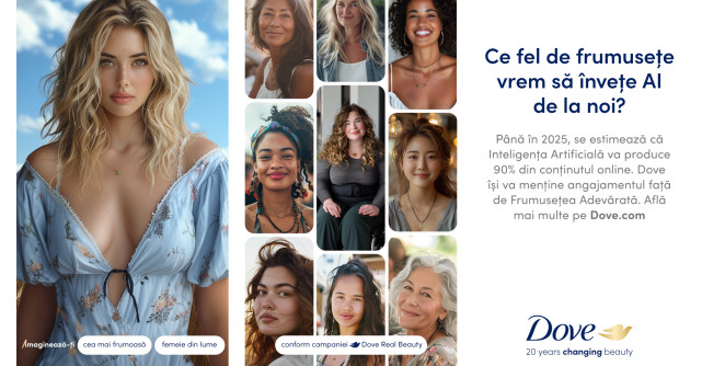 Dove lansează campania aniversară Dove – 20 de ani de frumusețe adevărată