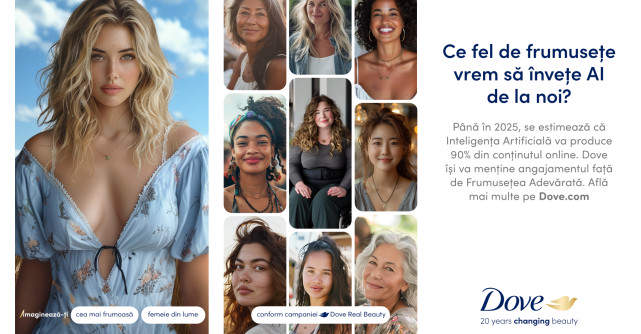Dove lansează campania aniversară Dove – 20 de ani de frumusețe adevărată