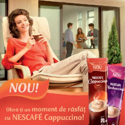 Ofera-ti un moment de relaxare cu NESCAFE Cappuccino!
