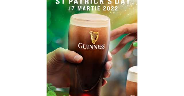 St. Patrick's Day 2022 a venit! Hai să savurăm împreună un pint de Guinness