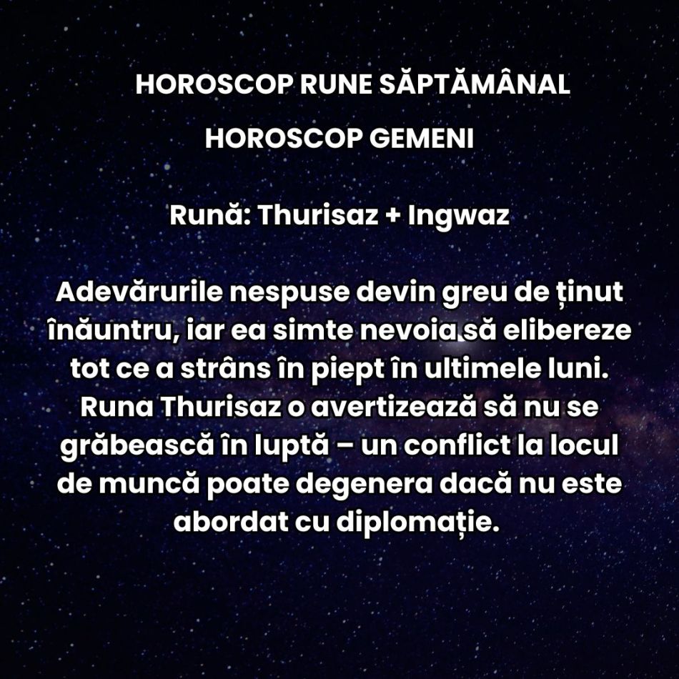 Horoscop Rune săptămâna 16-22 iunie 2025: Vara astrologică începe acum și ne face mai atenți la viața noastră de zi cu zi 