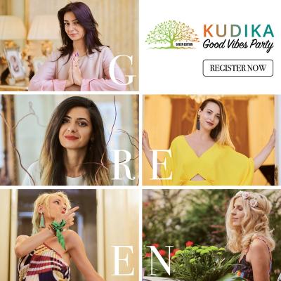 Kudika Good Vibe Party - green edition - Toamna începe în tonuri de optimism! 