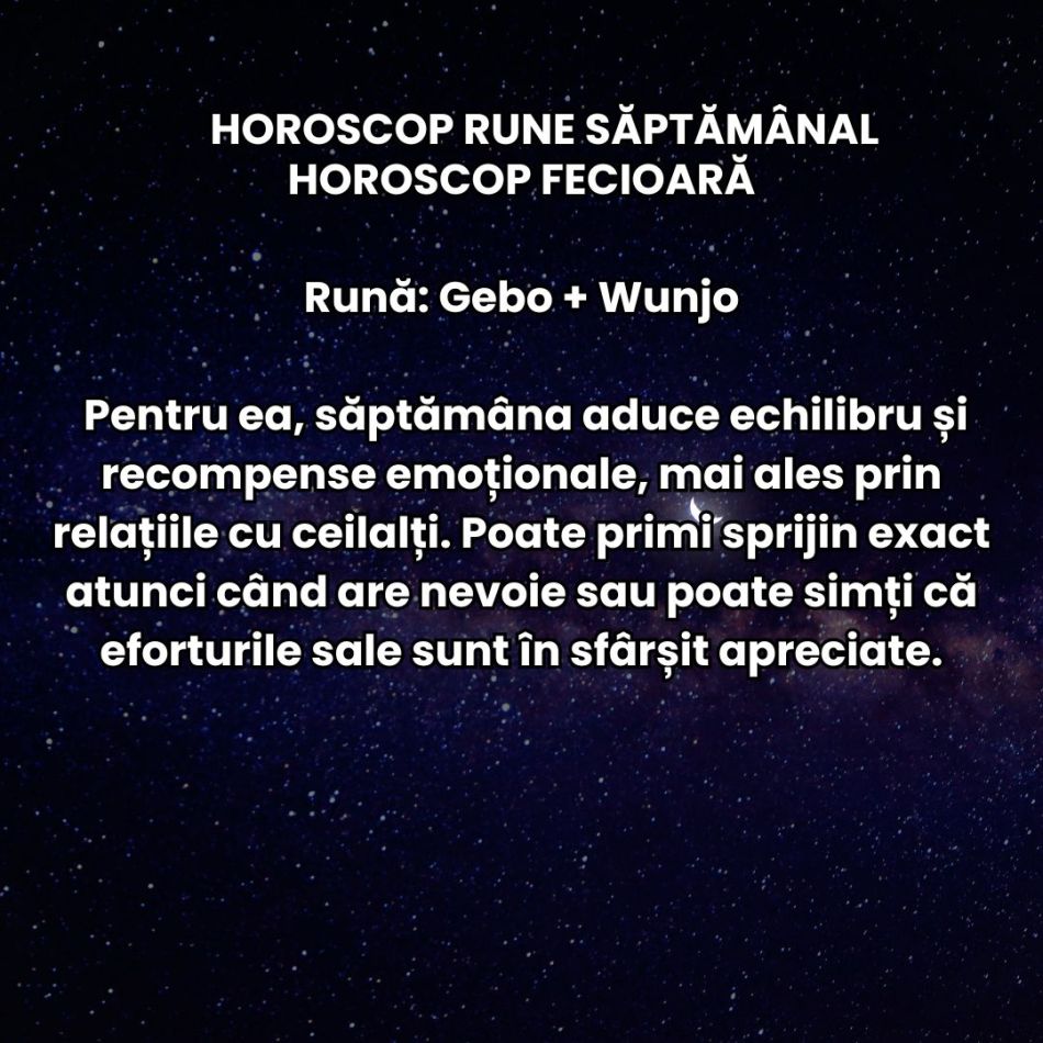 Horoscop Rune săptămâna 27 aprilie-3 mai: Visăm mai mult, dar ni se cere și mai multă disciplină. Trăim cu entuziasm și confuzie