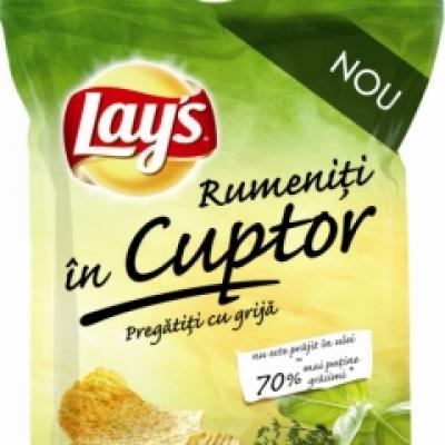 Lay�s lanseaza in premiera pe piata din Romania chipsurile care nu sunt prajite, ci coapte 