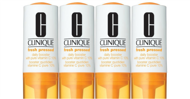 Descopera solutia anti-aging pentru cei nerabdatori: Clinique Fresh Pressed Booster Zilnic cu Vitamina C Pura 10% 