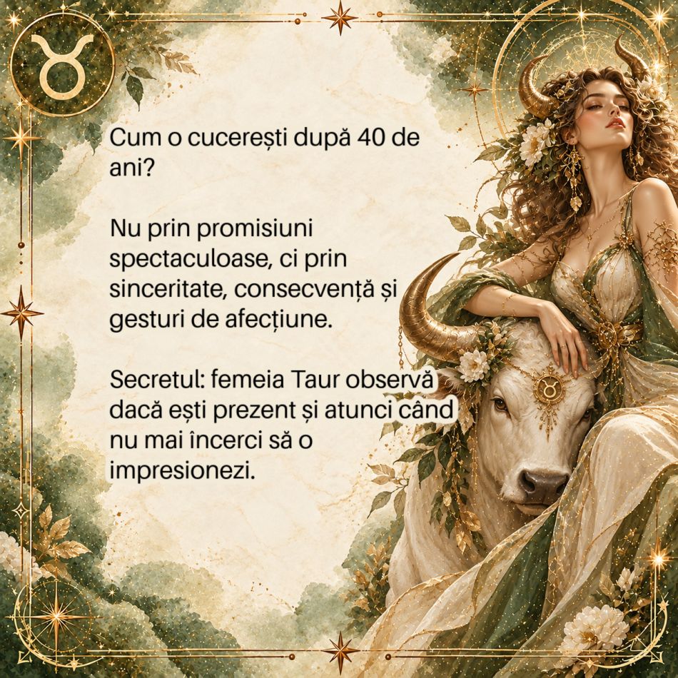 Femeia Taur după 40 de ani: cum iubește și ce nu mai acceptă într-o relație