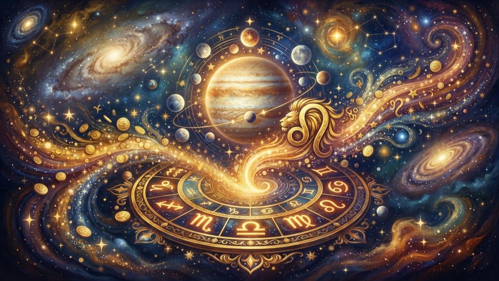 Un an de bogăție! 4 zodii care intră în anul abundentei (Jupiter în Leu până în iulie 2027)