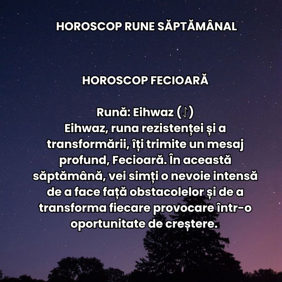 Horoscop Rune săptămâna 30 septembrie – 6 octombrie 2024: La ce trebuie să te aștepți?