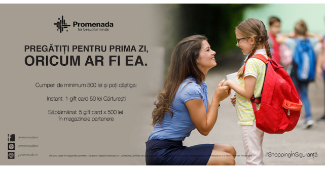 Toamna aceasta, școala începe #înstilultău la Promenada Mall