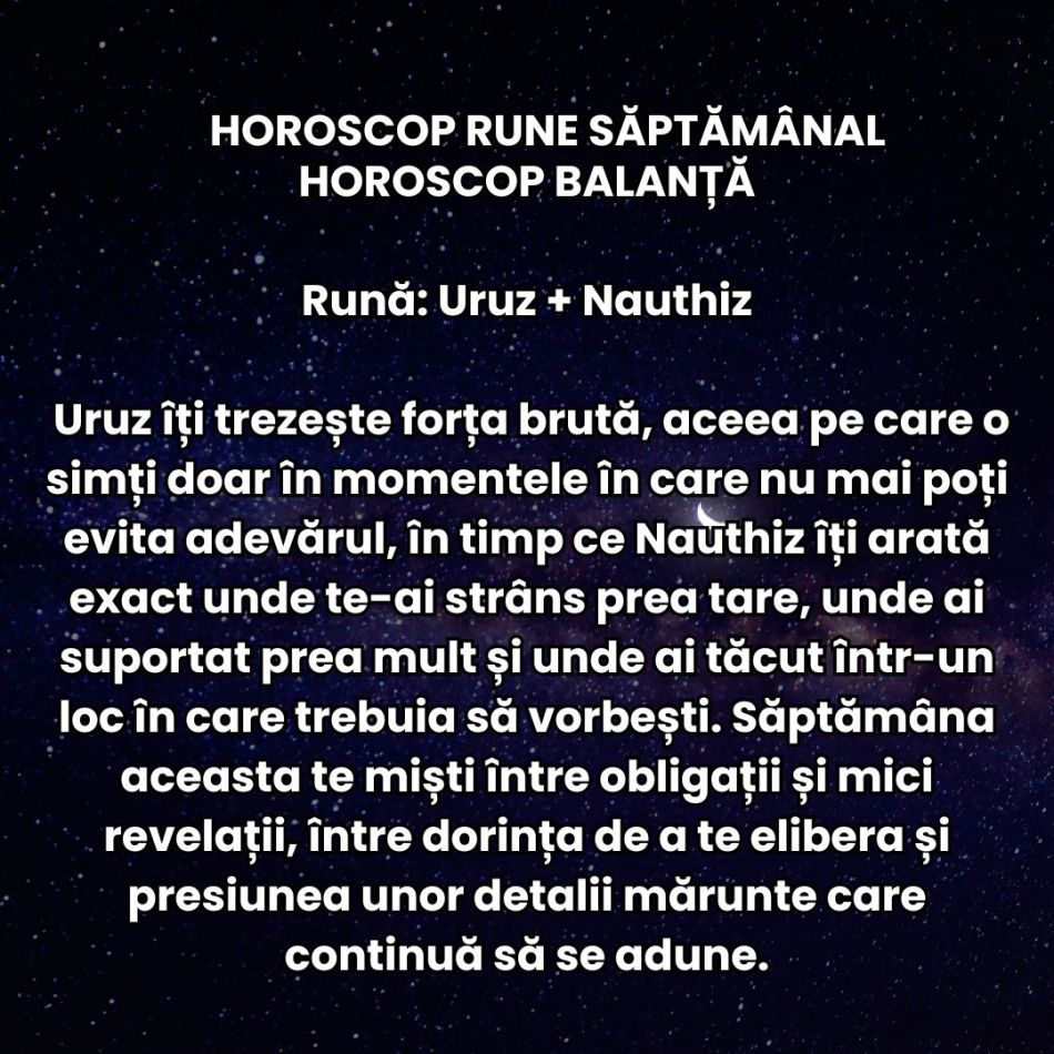 Horoscop Rune săptămâna 29 dec-4 ian 2026: Luna Plină în Rac ne alină oboseala și ne oferă resursele pentru an plin de reușite