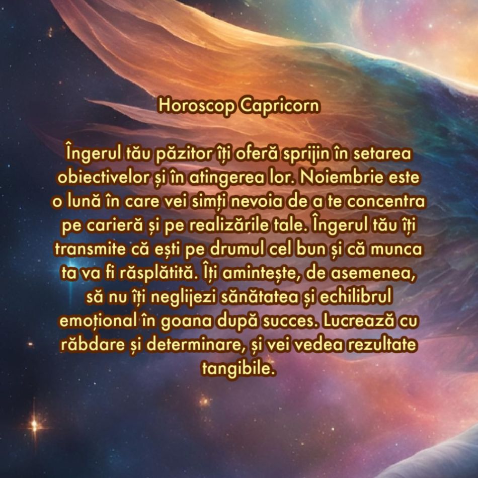 Ultima lună de toamnă aduce daruri magice. Mesajul îngerului păzitor pentru zodia ta pentru noiembrie