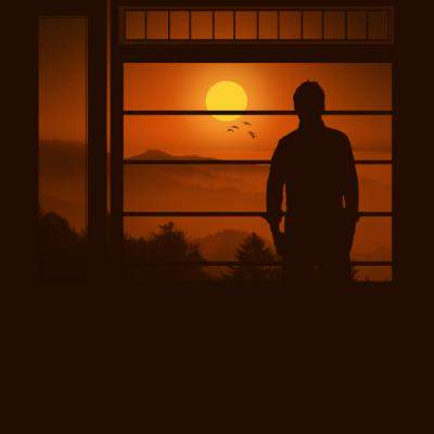 Un barbat intra in camera