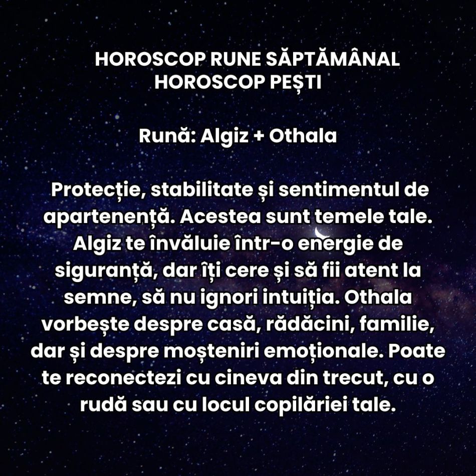 Horoscop Rune săptămâna 8-14 decembrie 2025: Emoțiile se simt intens și pendulăm între extreme sentimentale