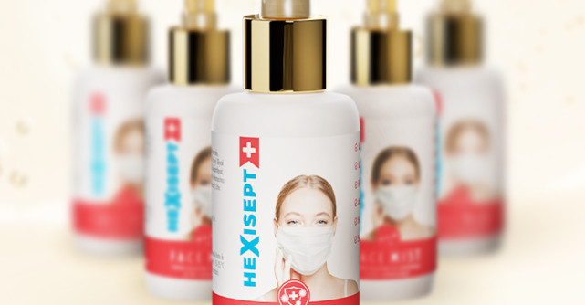  Hexisept + Face Mist, ten frumos chiar și cu mască