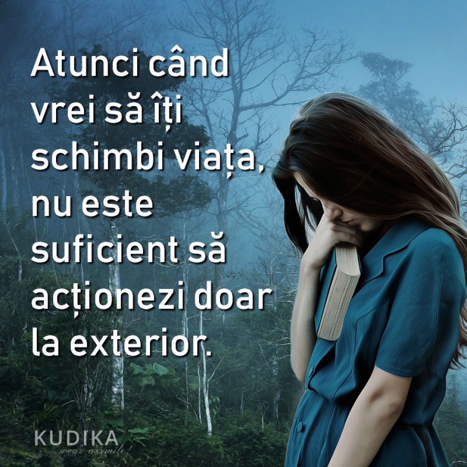  Nu actiona doar la exterior! 