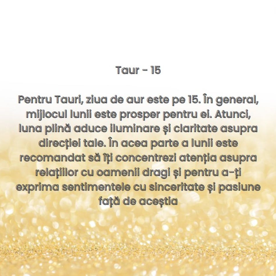 Ziua de aur: Care este ziua cu cel mai mare impact din lună, în funcție de zodie