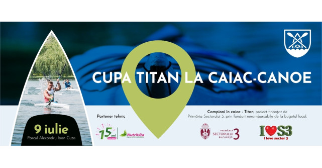 Practicanții de caiac, canoe și dragon boat sunt așteptați la  ediția de vară a Cupei Titan la caiac-canoe 