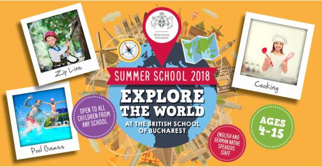 British School of Bucharest te invită într-o călătorie în jurul lumii la ediția 2018 a Școlii de Vară
