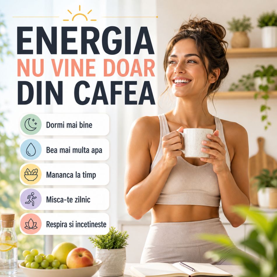 Nu ai energie nici după cafea? Obiceiuri zilnice care te storc de vitalitate fără să îți dai seama