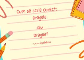 Dragile sau dragele - care este forma corectă în limba română