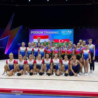 Trei românce, medalie de argint la Campionatele Mondiale de Gimnastică Aerobică