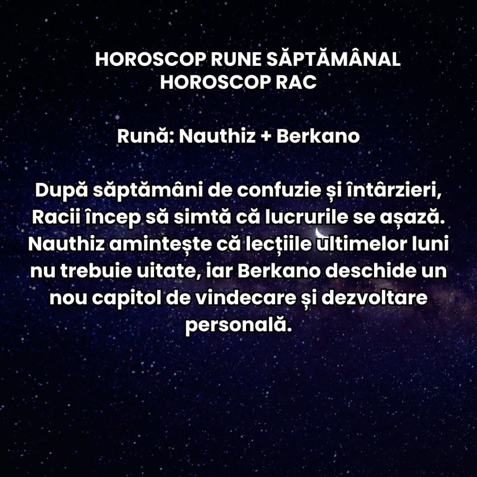 Horoscop Rune săptămâna 20-26 iulie 2026: Momentul de cotitură de la mijlocul verii a sosit! Ușile neașteptate se deschid!