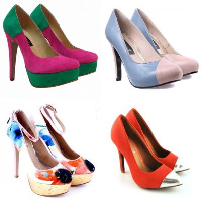 Cei mai frumosi pantofi colorati 