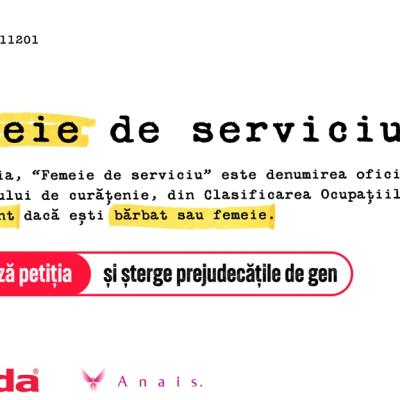 Curățenia nu are gen:  VILEDA și Asociația ANAIS lansează campania ”911201”