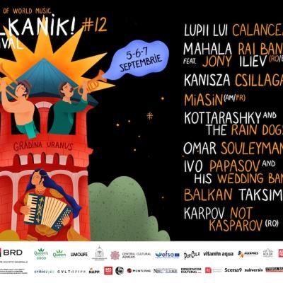 Balkanik Festival – Home of World Music aduce muzica și dansul la Grădina Uranus și pe Strada Uranus între 5 și 7 septembrie.