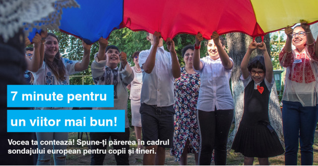 MAE, UNICEF și Eurochild invită copiii să își spună părerile în sondajul de opinie Europa pe care și-o doresc copiii