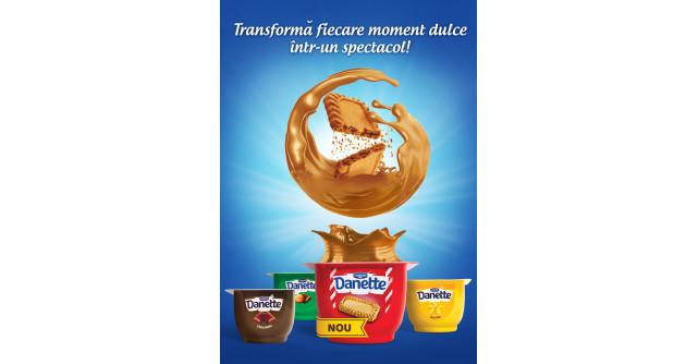  Danone lansează Danette Speculoos, cu gust spectaculos de biscuiți și caramel