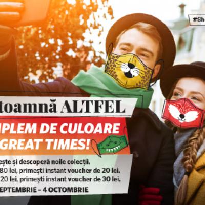  Prima Toamnă ALTFEL aduce cadouri instant pentru clienții Ploiești Shopping City