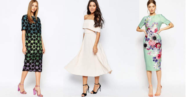 Ne place rochia midi in orice combinatie!