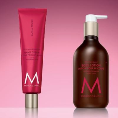 Moroccanoil a lansat colecţia pentru îngrijirea pielii mâinilor și a corpului, Dahlia Rouge