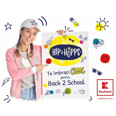 Kaufland România lansează noua marcă proprie de haine pentru școlari, Hip&Hopps