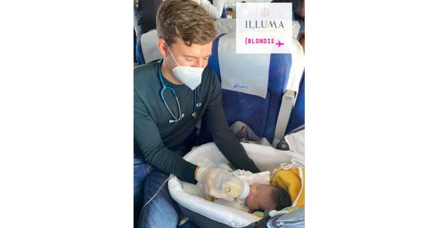 Illuma Clinique susține zborurile care salvează copii ale Asociației Blondie