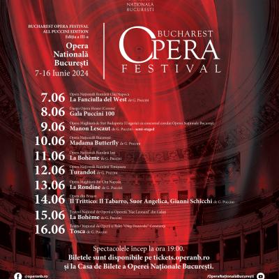 Abonamente early-bird la Bucharest Opera Festival - All Puccini Edition din 12 aprilie