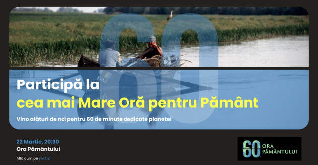 Ora Pământului 2025: Cum te poți alătura celei mai mari mișcări pentru planetă?