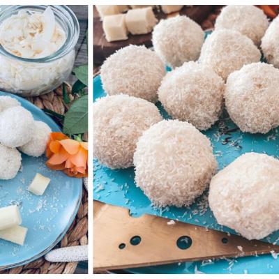 Bomboane cu cocos facute in casa cu cele mai simple ingrediente