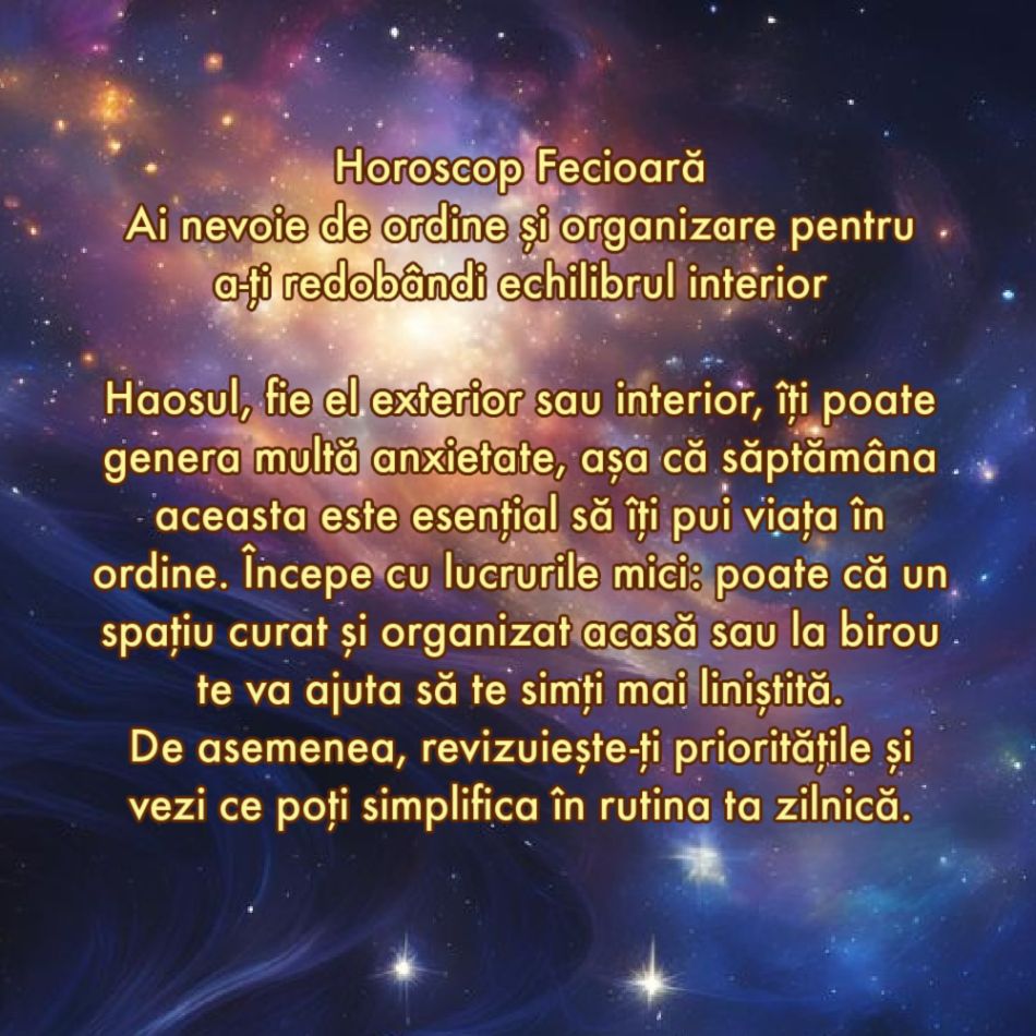 De ce are nevoie fiecare semn zodiacal în săptămâna 7-13 octombrie