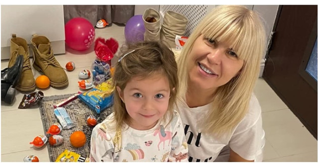 Micuța Eva Maria, fiica Elenei Udrea, cea mai fericită fetiță! Mama ei este acasă: Vreau să fiu cât mai mult alături de ea