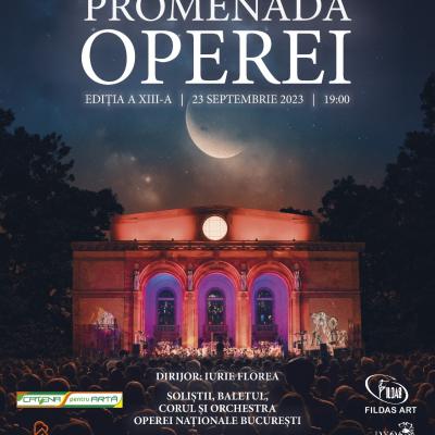 Opera Națională București prezintă Promenada Operei, ediția a XIII-a, în 23 septembrie pe esplanadă 