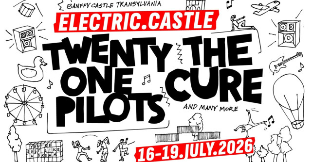 The Cure și twenty one pilots sunt headliners la  Electric Castle 2026