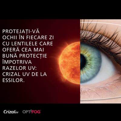Crizal UV, lentilele de ochelari cu cel mai performant factor de protectie UV din lume