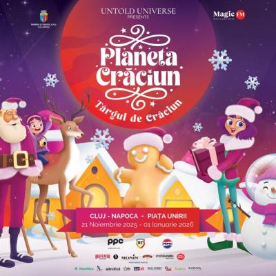 PLANETA CRĂCIUN, TĂRÂMUL DE POVESTE CU TEMATICĂ DE SĂRBĂTORI DIN UNIVERSUL UNTOLD, SE DESCHIDE PE 21 NOIEMBRIE, ÎN PIAȚA UNIRII 