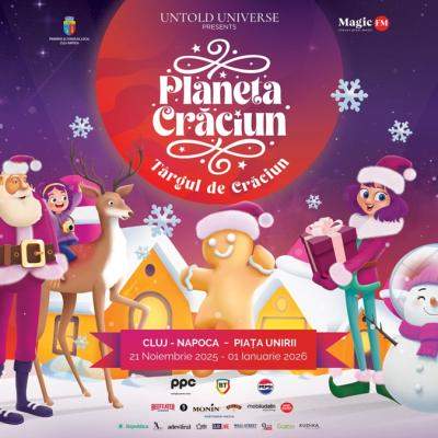 PLANETA CRĂCIUN, TĂRÂMUL DE POVESTE CU TEMATICĂ DE SĂRBĂTORI DIN UNIVERSUL UNTOLD, SE DESCHIDE PE 21 NOIEMBRIE, ÎN PIAȚA UNIRII 